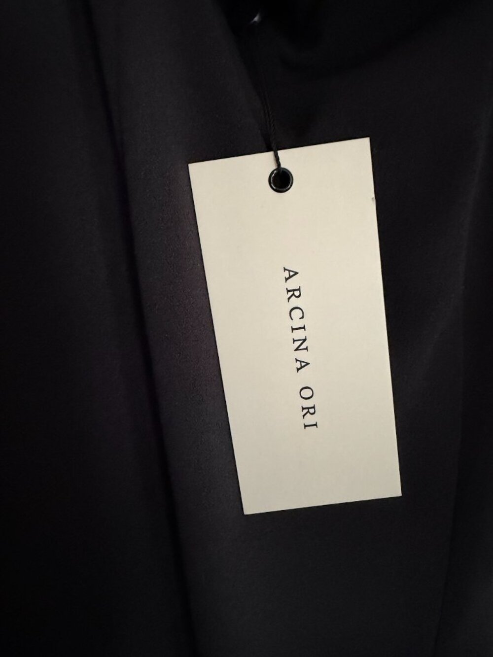 NWT Arcina Ori Paloma Black & White Colorblock Maxi Dress Gown | Retail $540 - Picture 6 of 9